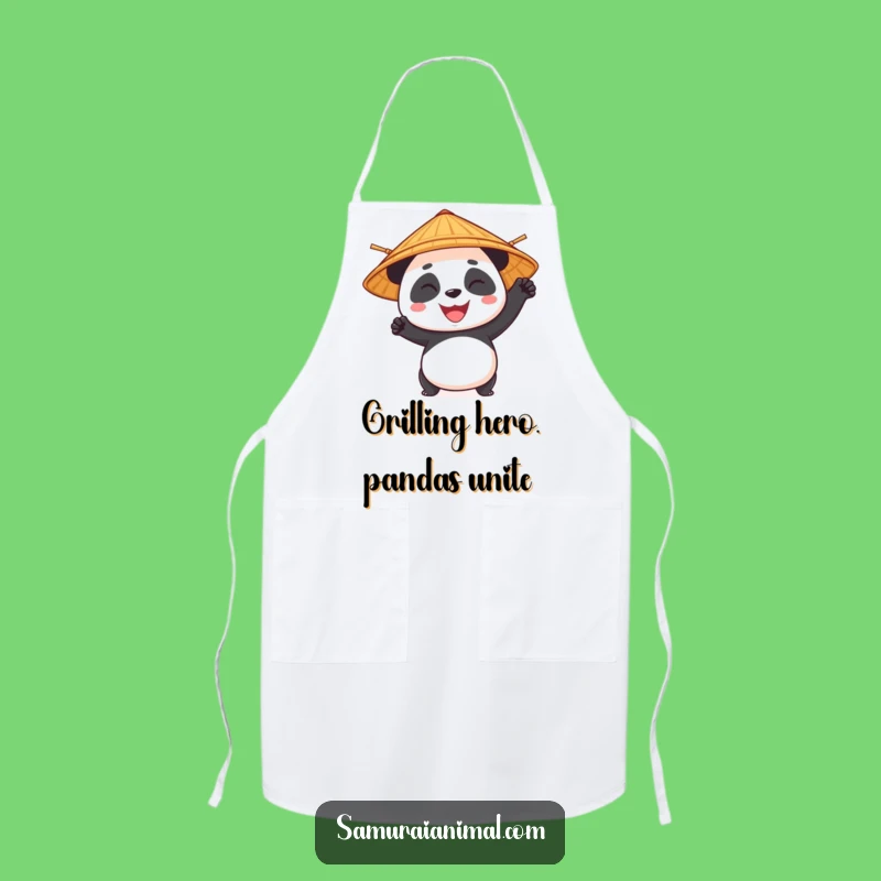 Funny Panda Bamboo Hat Apron - Cook Like a Hero!