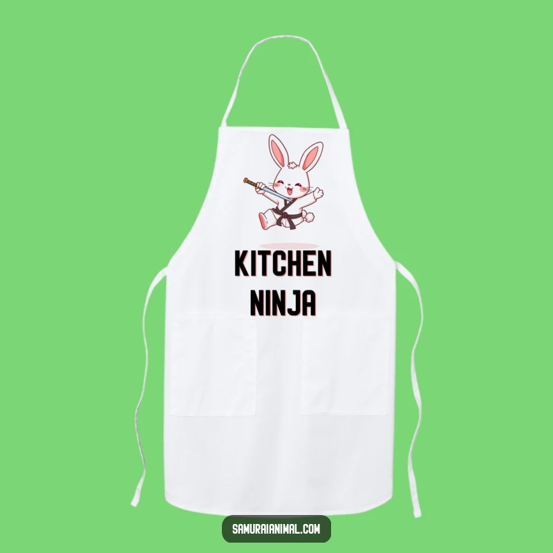 Funny Bunny Karate Chef Apron: Cook with Fierce Fun, Hilarious Kitchen Gift