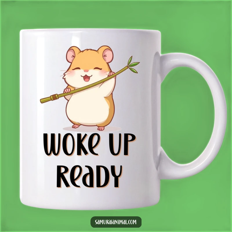 Funny Hamster Kung Fu Mug: Sleepy Warrior, Perfect Gift for Martial Arts Fans