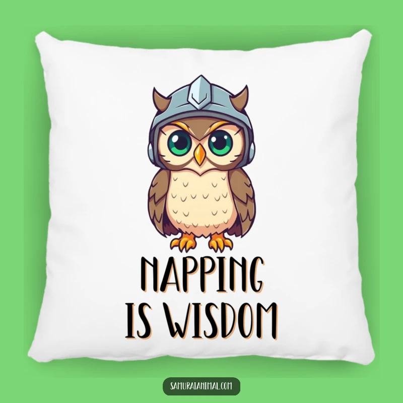 Funny Owl Helmet Pillow: Cozy Cartoon Cushion for Smart Relaxation