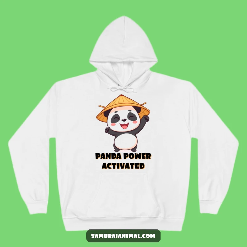 Funny Panda Bamboo Hat Hoodie - Cozy Warrior Style!