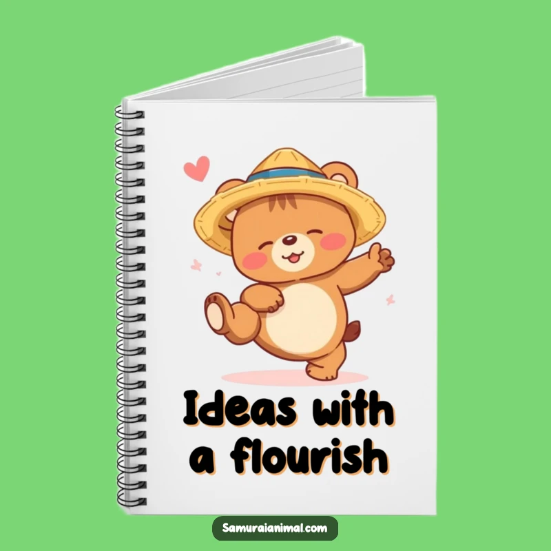 Funny Sleepy Bear Kick Notebook Jot Down Your Dreamy Plans