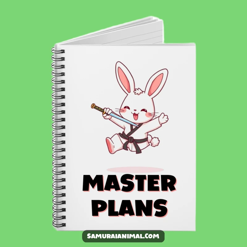 Funny Karate Bunny Notebook: Jot Down Ideas with a Kick, Hilarious Stationery Gift